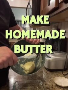 Make homemade butter